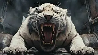 IRON MAN LION 🦁⚔️ VENOM WHITE TIGER 🐯 | FULL ARENA AI FIGHT | ULTIMATE ANIMAL SUPERHERO BATTLE