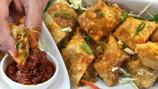 आसान तरीकेसे, कम मेहनत से, बजारसे भी अच्छे वेज स्प्रिंग रोल बनाये | Easy Veg Spring Rolls Recipe