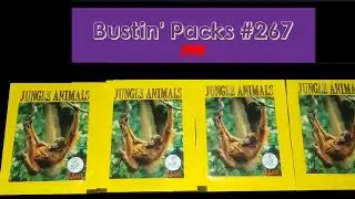 Bustin' Packs #267 (1994 Jungle Animals stickers)