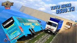 INDIAN TRUCK DRIVER GAMEPLAY 🚛 TATA Signa 3530 TK 🔥 #shortsfeed #shortslive #shorts #ets2 #live