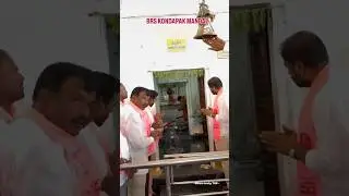 Farmer Minister Harish Rao birthday celebrations in Kondapak mandal BRS party@harishrao_team #yt