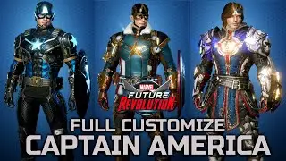 MARVEL Future Revolution - Captain America Full Character Customization All Costume (Android,Ios)