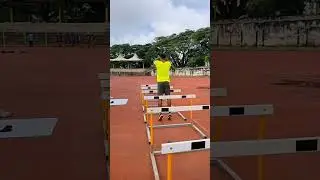 Hurdles Bounding. Athletics Training in Shivamogga. Team Malnad_Falcons.
