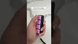 Comparing Clicky vs Thocky (silent switch) Mechanical Keyboard Fidgets. Now on our etsy & shopify