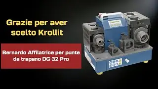 Funzionamento Affilatrice per punte da trapano – Bernardo DG 32 Pro 🇮🇹 | Guida completa & demo