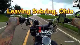 Leaving Sebring, Ohio Ride Ohio! Scenic Bike Ride Videos! #ridingisfreedom #rideyourway #motorcycle