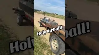 Holy airball a Bass Pro Shops Pond Prowler #bassfishing #midwest #pesca #catfishing #hoodfishing