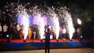 Dancing pyro machine darshan event kota rajasthan(1)