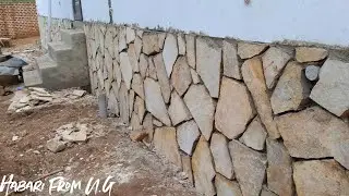 Back Of House Almost Completed With Stone Cladding. On The Road To 1000 Subs!
