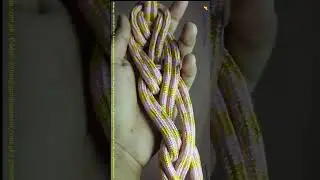 Liturgical Cincture Solomon knot, Cincture Solomon knot 1 Tripolin Knot Tassel, Solomon Cincture