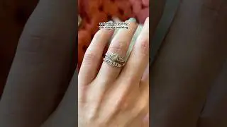 Separating a vintage wedding ring set! #mjvjewelry #vintagejewerly #benchjeweler