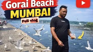 Gorai Beach ⛱️ Mumbai | Exploring Gorai Beach Mumbai | Peaceful Beach 🏖️ | Vlog | @BabdhanAxom 