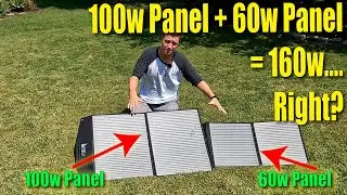 Connecting Different Size panels in Parallel and Series.  Why am I losing wattage?