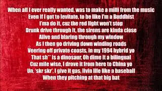 Knox Hill ft. GAWNE - Red Lights (LYRICS)