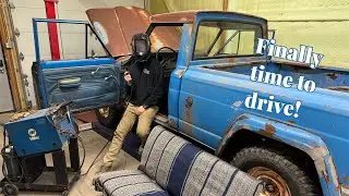 Replacing the ROTTED floor pans in my 77 Jeep J10 + first drive in 13 years!