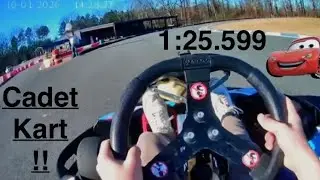 1 lap around the Central Arkansas karting complex (CAKC) 1:25.599
