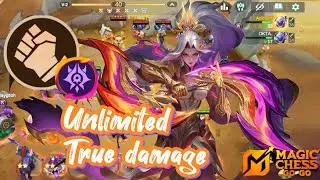 Combo Sinergi Doomsworn Hanabi Bruiser! Hanabi Super Auto Hujan Critical! | Magic Chess Go Go