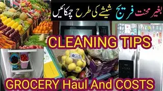 Daily Life Hacks for Home | Cleaning Motivation Video | Grocery Shopping Haul and Cost | US Mom hack
