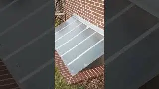 Window well covers - angled