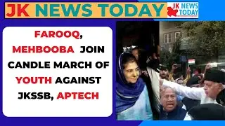 Farooq, Mehbooba  join candle march of you