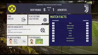 FIFA 18 | Dortmund 5 vs Juventus 1 at the Waldstadion (04.11.20)