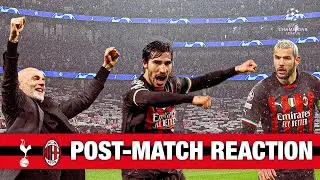 Coach Pioli, Theo and Tonali | #ChampionsLeague reactions | Tottenham v AC Milan