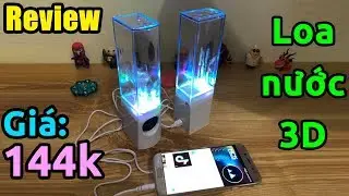 Tr&ecirc;n tay loa nhạc nước 3D si&ecirc;u đẹp | Water Speaker