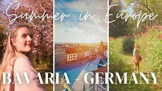 Summer in Europe - Solo Train Travel Vlog | Bavaria Germany
