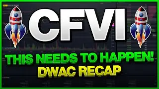 𝐂𝐅𝐕𝐈 𝐂𝐇𝐀𝐑𝐓 𝐔𝐏𝐃𝐀𝐓𝐄 | DWAC RECAP | CFVI Stock Chart Technical Analysis Update 🔥