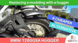 Fitting a new Hugger to a 2018 BMW 1200 GS Adventure | A cheaper alternative