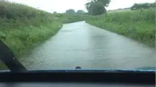 June eleven 2012. Minor flooding.