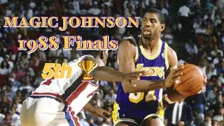 Magic Johnson 1988 Finals