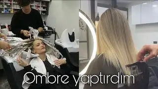 OMBRE YAPTIRDIM | VLOG Saçlarımı kestirdim #aralog