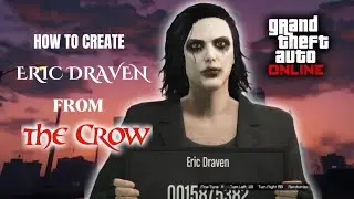 *NEW 2024* How to create ERIC DRAVEN from THE CROW in GTA online!!