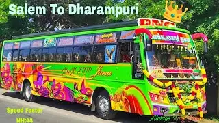 💖🚍D.N.C JANA BUS SERVICE 🚍💖|Salem🔁 Dharampuri|🔥Speed Faster 🔥|Full Cabin Ride|Travel with GRB|EP112