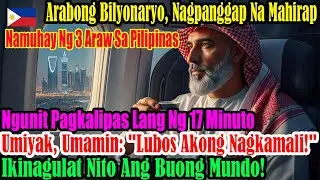 Tinanggihan sa Amerika, Saudi bilyonaryo nag-emergency landing sa Maynila; 13 minuto, umiyak umamin!