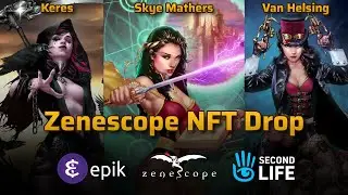 Zenescope NFT Drop - Keres, Skye Mathers, Van Helsing | Zenescope x Second Life