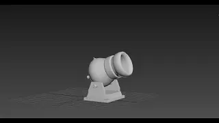 Cannon | speed modeling | low poly | Basic 3d modeling