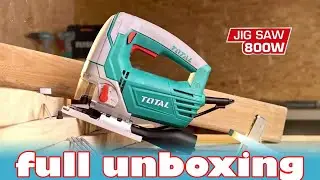 TOTAL Jigsaw 800w TS2081356 Power Tool and  full Unboxing video