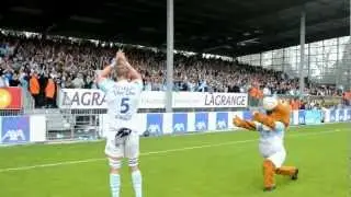 Revivez la fin du match Bayonne-Agen et le tour d'honneur des joueurs