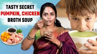 Healing Pumpkin Chicken Broth Soup | Immunity Boosting Recipe | Jayalekshmi Official