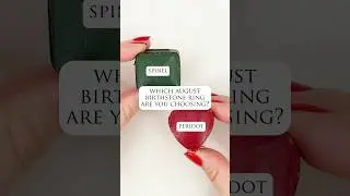 August Birthstones Compared: Spinel vs. Peridot 💎