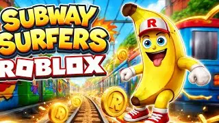 Je joue a Subway surfers sur Roblox 