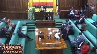Hon Hassan Kirumimra submitting about NUBIAN community to the parliament