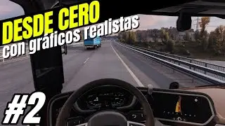 FROM SCRATCH ETS2 - Second Job with a Borrowed Truck in Euro Truck Simulator 2