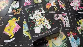 Flip Through & Review Of The Outgrow Yourself Oracle and Tarot Deck! 🌹🌺💐