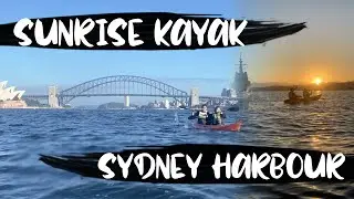 SUNRISE KAYAK AT THE SYDNEY HARBOUR | Cristina & Daniel