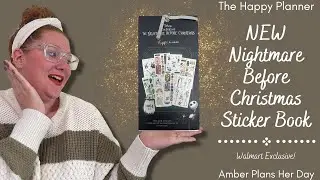 NEW! Happy Planner Nightmare Before Christmas Sticker Book | Walmart Exclusive!