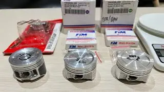 REVIEW PISTON KIT BOREUP KARISMA/SUPRA X 125 FIMXB40 SIZE 200 & 300