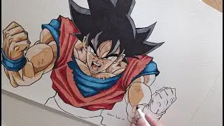 Drawing Goku from DragonBall